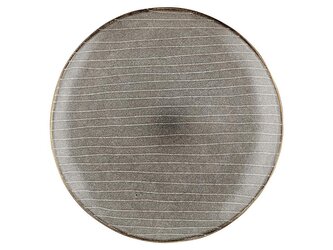 MĚLKÝ TALÍŘ STRIPES GRAY 26,5 CM