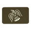 Nášivka M-Tac Raven Flag Laser Cut Glow - olivová-bílá