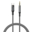 Kabel AUX (XO NB-R279B) USB C na Jack 3,5mm barva černá