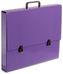 Teczka szkolna  z rączką A3 wąska 2 cm.fioletowa pastelowa,Tadeo