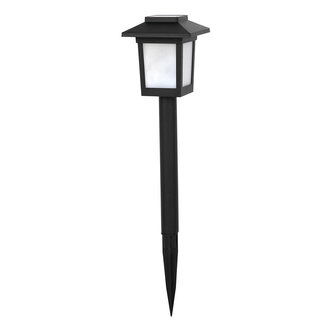 lampa solární pr. 8cm, v.36cm, 10LED, PH ČER