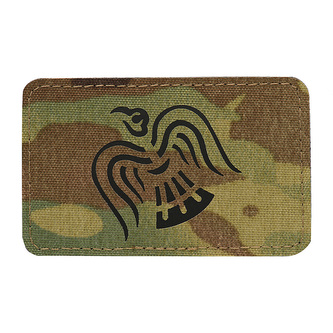 Nášivka M-Tac Raven Flag Laser Cut - multicam-černá