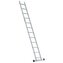 Hliníkový žebřík 1x12 příček jednodílný DRABEST DP-12 PRO