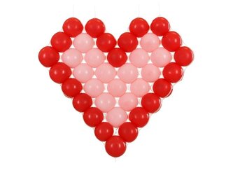 Siatka balonowa serce 63x58cm