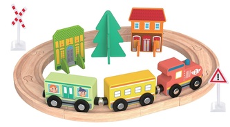 2Kids Toys Moje první vláčkodráha Město