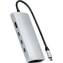 Satechi USB-C víceportový adaptér 8K s Ethernet V3 stříbrný