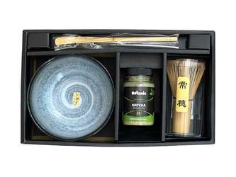 Prémiový Matcha set v elegantním černém balení - Velký, 1ks