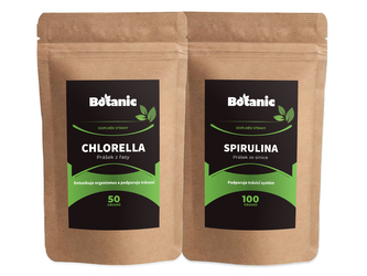 Chlorella a Spirulina - Výhodný balíček, 1ks