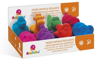 RUBBABU Micro Zvířátka autíčka displej 8