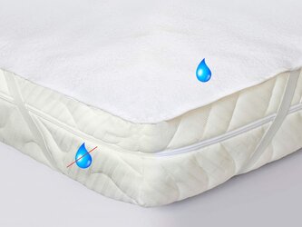 Chránič matrace nepropustný s PU 200x200cm Bamboo