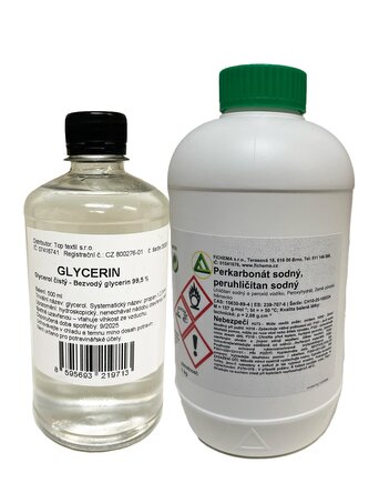 Perkarbonát sodný 1kg + Glycerín 500ml