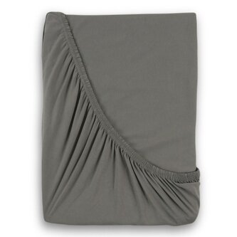 Jersey prostěradlo s lycrou 120x200cm tmavě šedé