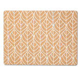 ZELLER Prostírání korkové motiv Listy bílé 40x30cm