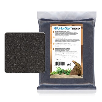 Terarijní písek černý 2 kg DECO Terarijní písek černý 2 kg DECO