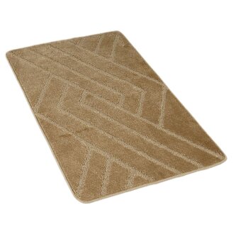 Koupelnová předložka parkety béžové