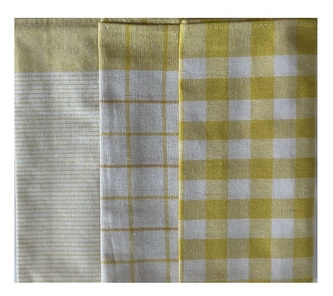 Sada kuchyňských utěrek multidesign 3ks, žlutá (153) Sada kuchyňských utěrek multidesign 3ks, žlutá (153)