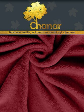 Prostěradlo Mikroplyš 90x200 cm bordó