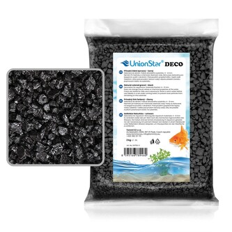 Akvarijní štěrk černý 2 kg DECO Akvarijní štěrk černý 2 kg DECO