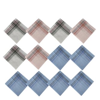 Pánský látkový kapesník světlý 10 ks