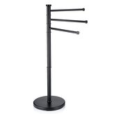 Držák na ručníky Swing lakovaná nerez, černý 85,5 x 28,5 KL-18976