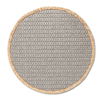 ZELLER Prostírání Nature šedé, průměr 38cm
