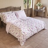 Prodloužené bavlněné povlečení PROVENCE COLLECTION 140x220, 70x90cm VIENTO růžové