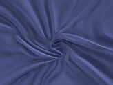 Saténové prostěradlo s gumou 140x200cm tmavě modré