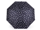 Dámský mini skládací deštník květy - 1 ks - 14 modrá tmavá