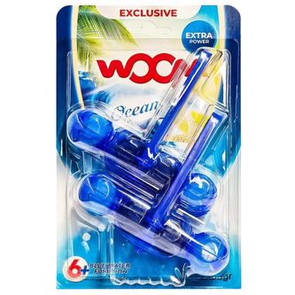 WOOM Zawieszka barwiąca do WC 2x50g ocean