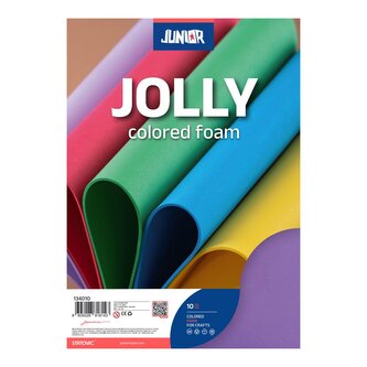 Dekorační pěna A4 EVA 10 ks  fialová tloušťka 2,0 mm