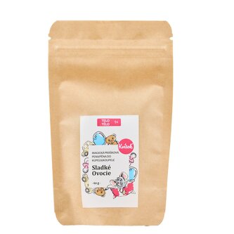 Kvitok Magická pěna do koupele Sladké ovoce 60 g - ideální pro děti Kvitok Magická pěna do koupele Sladké ovoce 60 g - ideální pro děti