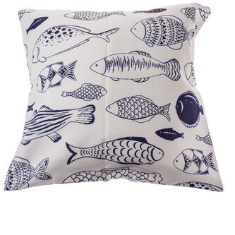 Voděodolný návlek na polštář - ryby, 8/96