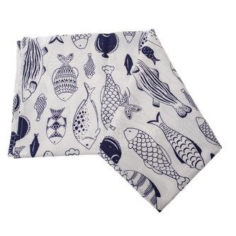 Voděodolný textinlí ubrus - ryby, 6/24