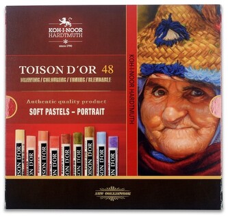 Pastele suche miękkie 48-kol. portret, Koh-I-Noor