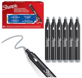 Marker akrylowy Cool Grey-szary., Sharpie