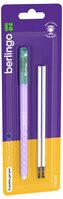Długopis wymazywalny niebieski ze skuwką Haze kolor obudowy fioletowy +2 szt. wkładów, Berlingo