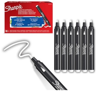 Marker akrylowy White-biały., Sharpie