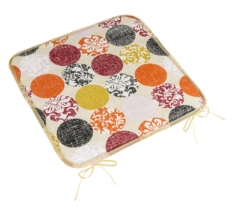 Sedák BERTA hladký - Hnědá,Vínová,Oranžová - 40x40 cm