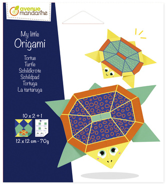 Zestaw Mini Origami Żółwik, Avenue Mandarine