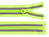Zip spirálový No 5 reflexní délka 50 cm - 50 ks - 1 (535) zelená neon