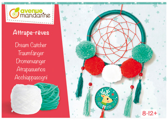Zestaw Łapacz snów z pomponami, Avenue Mandarine
