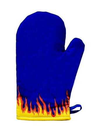 Chňapka kuchyňská, Hasič, modrá