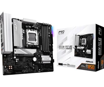 ASRock MB Sc AM5 B850M PRO RS, AMD B850, 4xDDR5, 1xDP, 1xHDMI, mATX