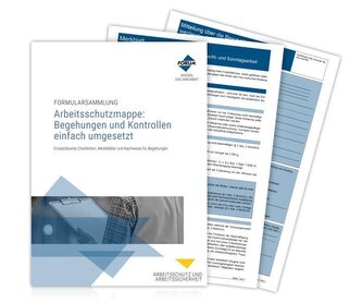 Arbeitsschutzmappe: Begehungen und Kontrollen einfach umgesetzt