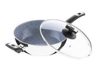 pánev d26cm+PO skl., CERAMMAX Pro Comf., v.8cm, NR/šedý granit