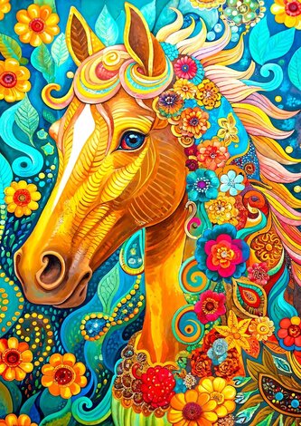 ENJOY Puzzle Kvetoucí hříva 1000 dílků