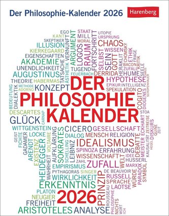 Der Philosophie-Kalender Tagesabreißkalender 2026