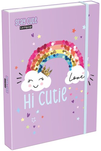 box na sešity A4 Lollipop Stay Cute 24