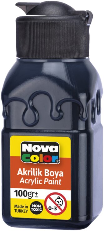 barva akrylová 100g černá NC-2015