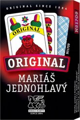 karty Mariáš jednohlavé káro papír.krab.